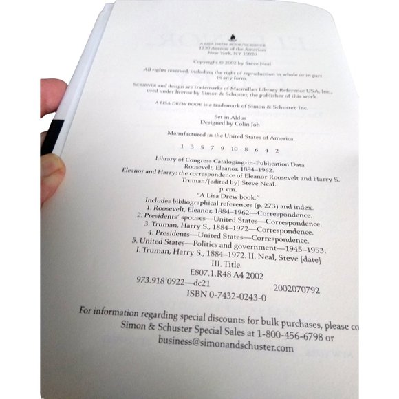 Eleanor and Harry: The Correspondence of Eleanor Roosevelt and Harry S. Truman - Picture 5 of 8